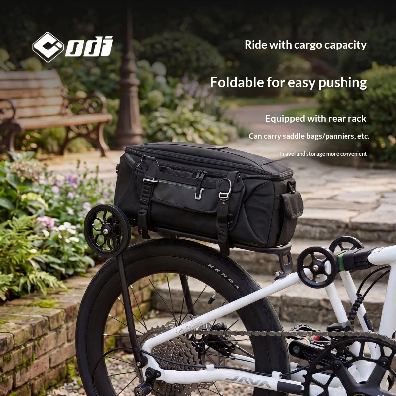 Bike Cargo Rack - ブロンプトン折りたたみ自転車用リアラック - CNCアルミ合金製カーゴシェルフ、Pline & Cline対応