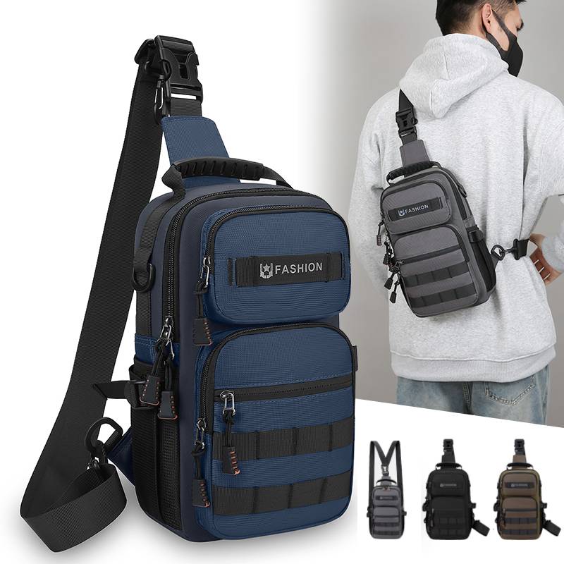 Cycling Backpack - ハイキングチェストバッグ旅行多機能モールバックパック軽量ハンドバッグアウトドアサイクリングクライミングリグポーチ大型面白いパック