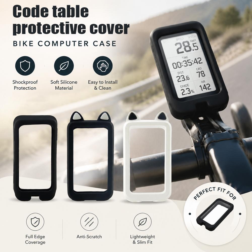 Bike Computer Gps - シリコン保護カバー BiNavi エアケース用 GPS バイク自転車コンピュータ保護用 LCD
