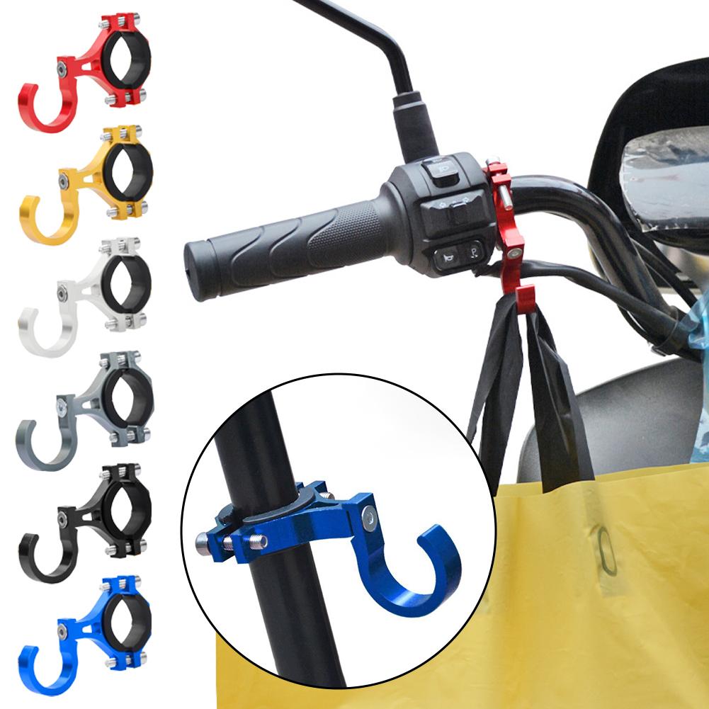 Cycling Backpack - ユニバーサルアルミ合金フックハンガーホルダー、スクーター、バイク、オートバイバッグ用、穴あけ不要、自転車ハンドルバーフックチューブクランプマウント