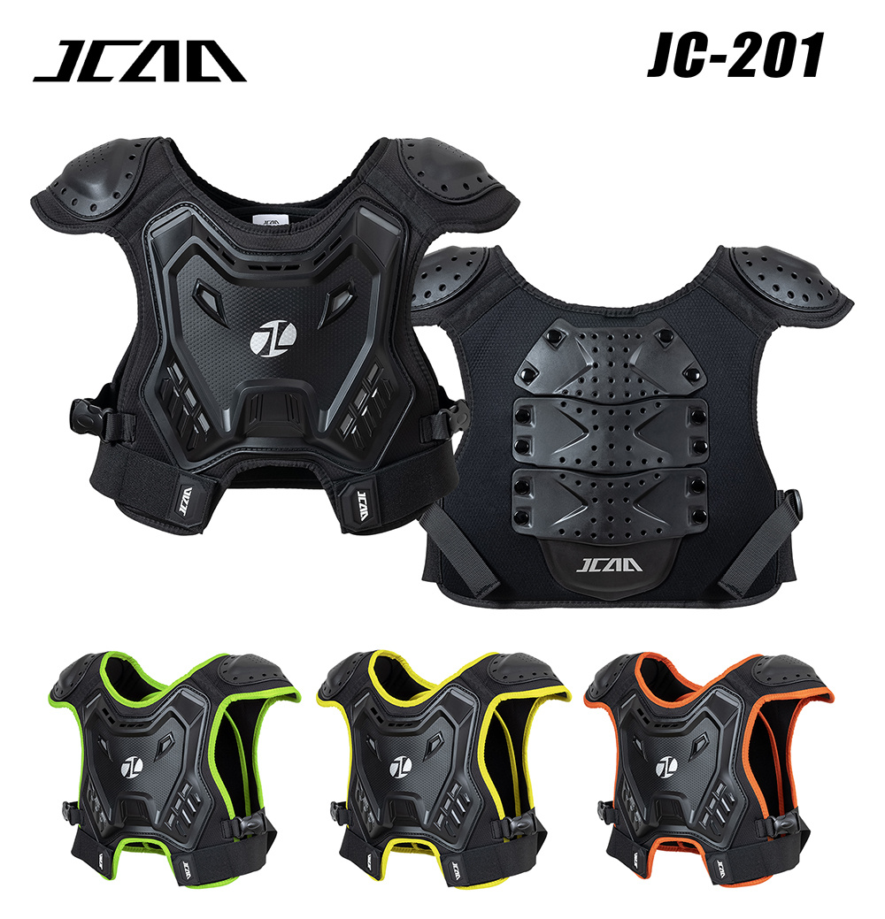 Cycling Protective Gear - 子供用モトクロスボディアーマー保護ベストDH ATVダートバイクバックチェストプロテクターキッズスポーツサイクリングスケート保護ギア