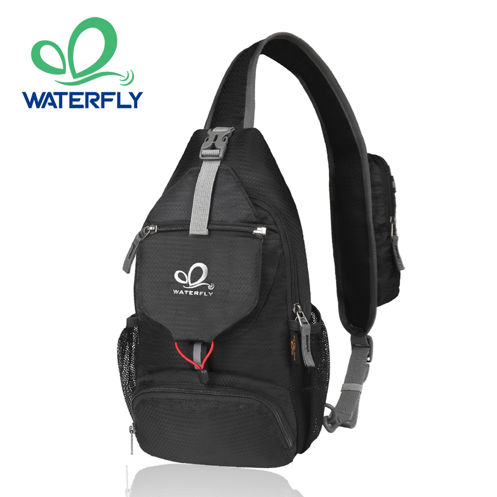 Cycling Backpack - ウォーターフライクロススモールボディスリングパック、収納可能なチェストバッグ、ハイキングや旅行用のサイクリングバックパック