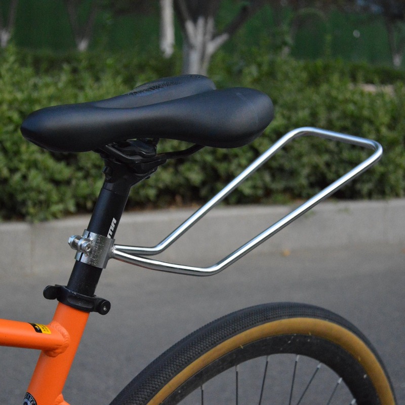 304 ステンレス鋼自転車リアラック耐荷重安定性一体型防食自 - Bike Cargo Rack のレビューと価格