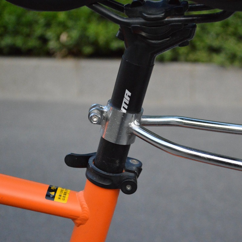 304 ステンレス鋼自転車リアラック耐荷重安定性一体型防食自 - Bike Cargo Rack のレビューと価格