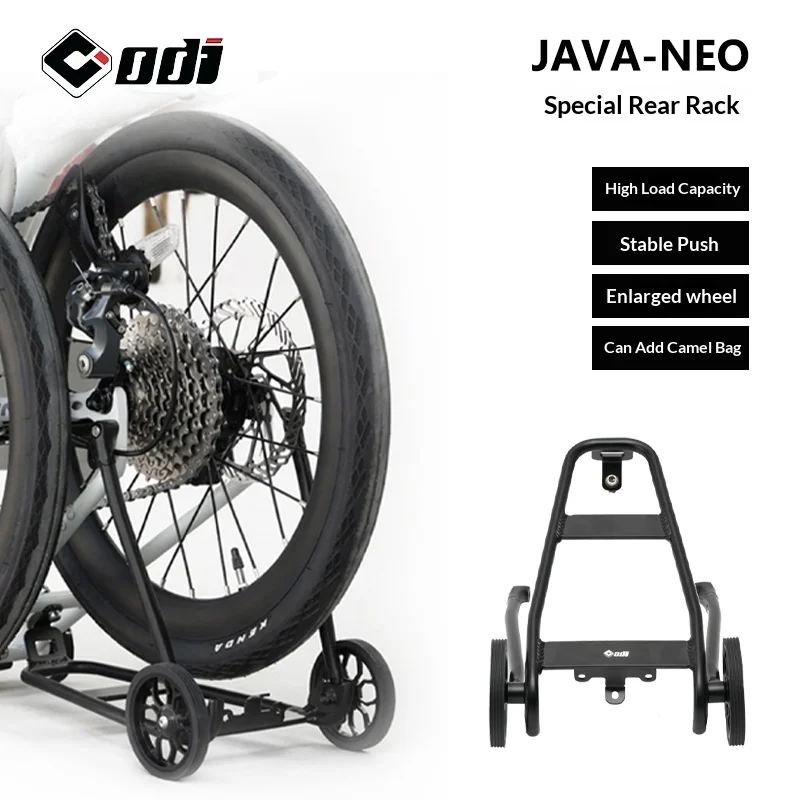 ブロンプトン折りたたみ自転車用リアラック - CNCアルミ合 - Bike Cargo Rack のレビューと価格