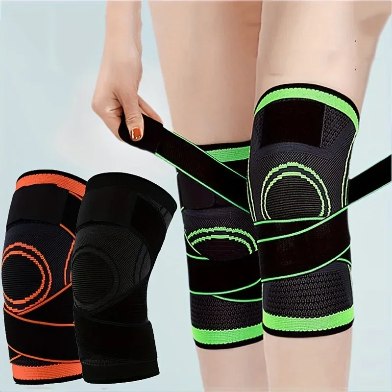 1PC スポーツ膝パッド男性加圧弾性膝パッドサポートフィット - Cycling Gear Padding のレビューと価格