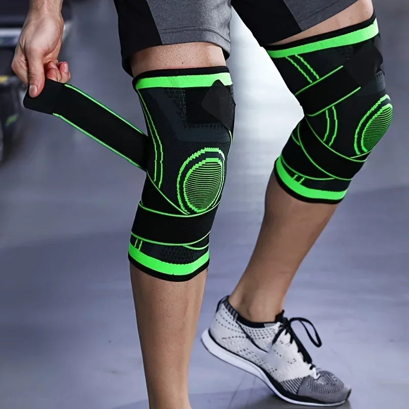 1PC スポーツ膝パッド男性加圧弾性膝パッドサポートフィット - Cycling Gear Padding のレビューと価格