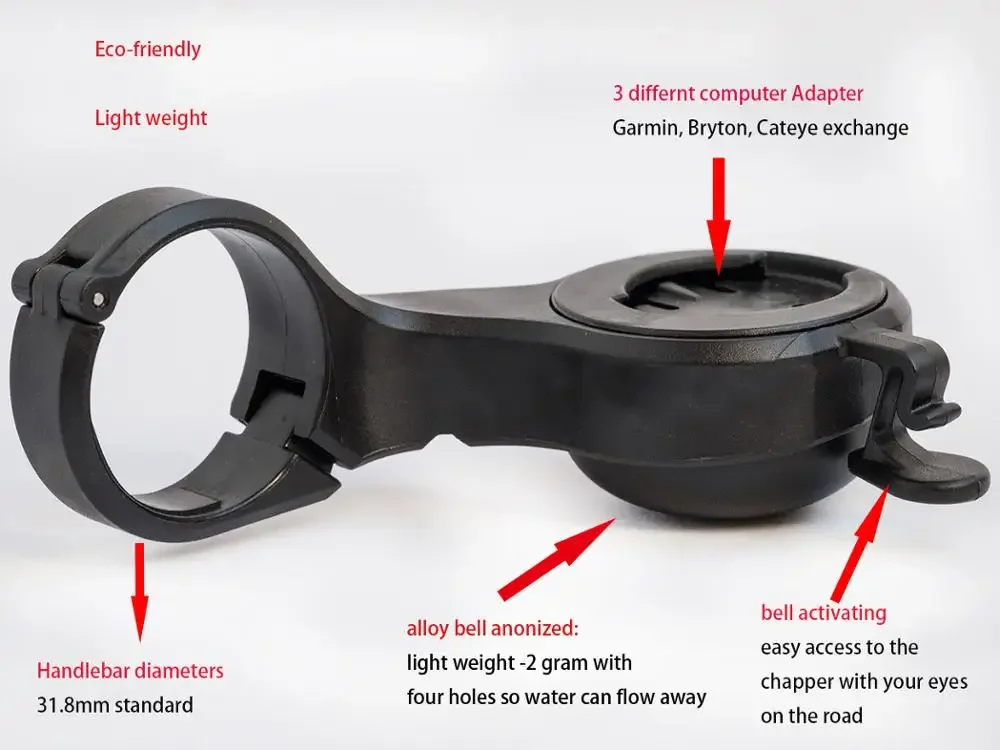 サイクリングバイクコンピュータマウントベル付きバイクハンドル - Bike Computer Gps のレビューと価格