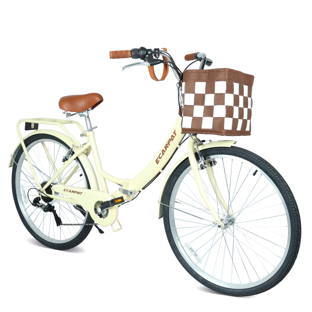 A26285B 26インチ折りたたみシティバイク、7段変速＆ - Carbon Bike Frame のレビューと価格