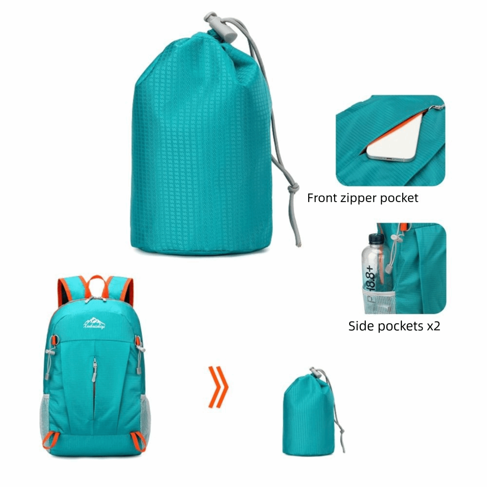 25L ポータブル折りたたみバックパック折りたたみ登山バッグ - Cycling Backpack のレビューと価格