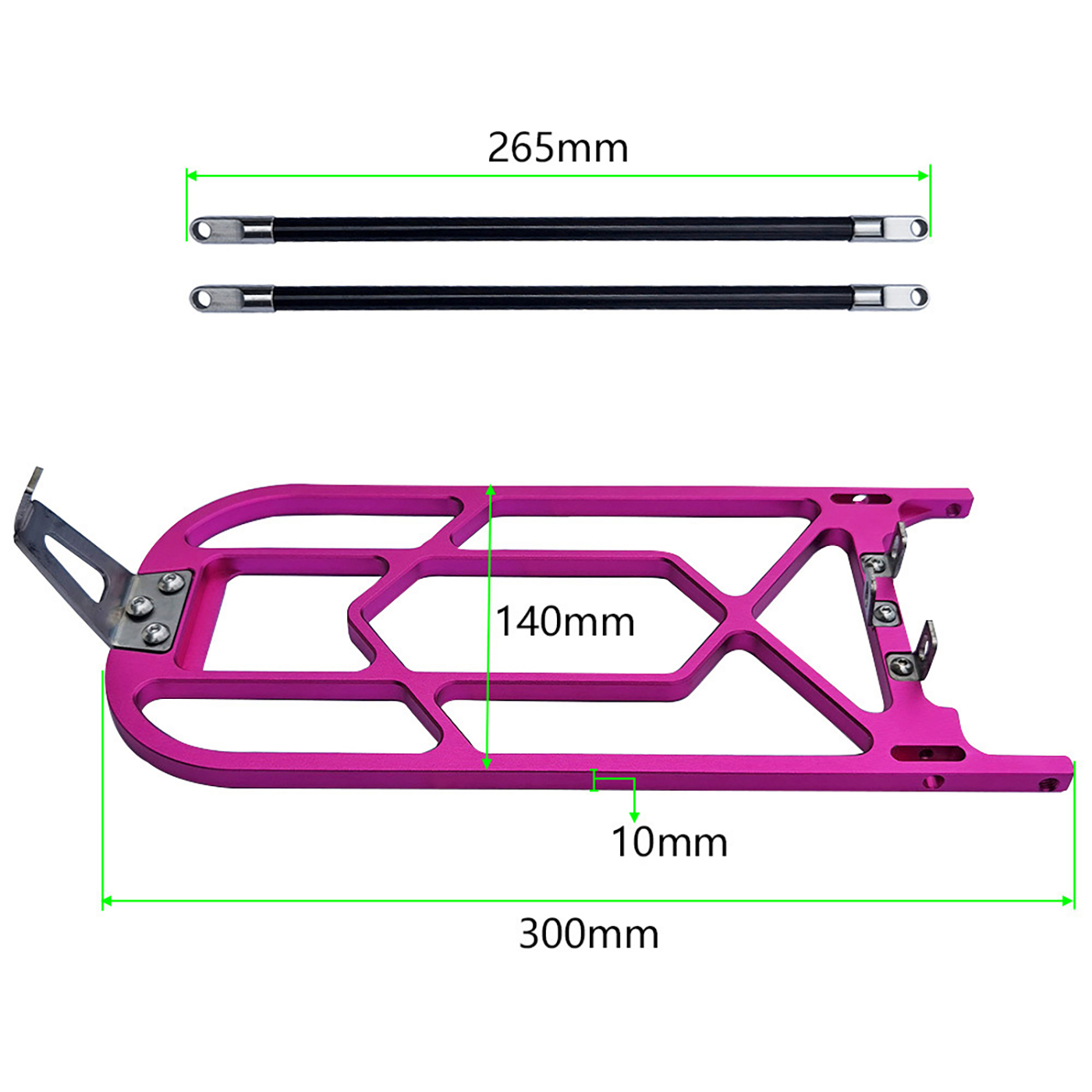 ブロンプトン折りたたみ自転車用アルミ製リアラゲッジラック、耐 - Bike Cargo Rack のレビューと価格