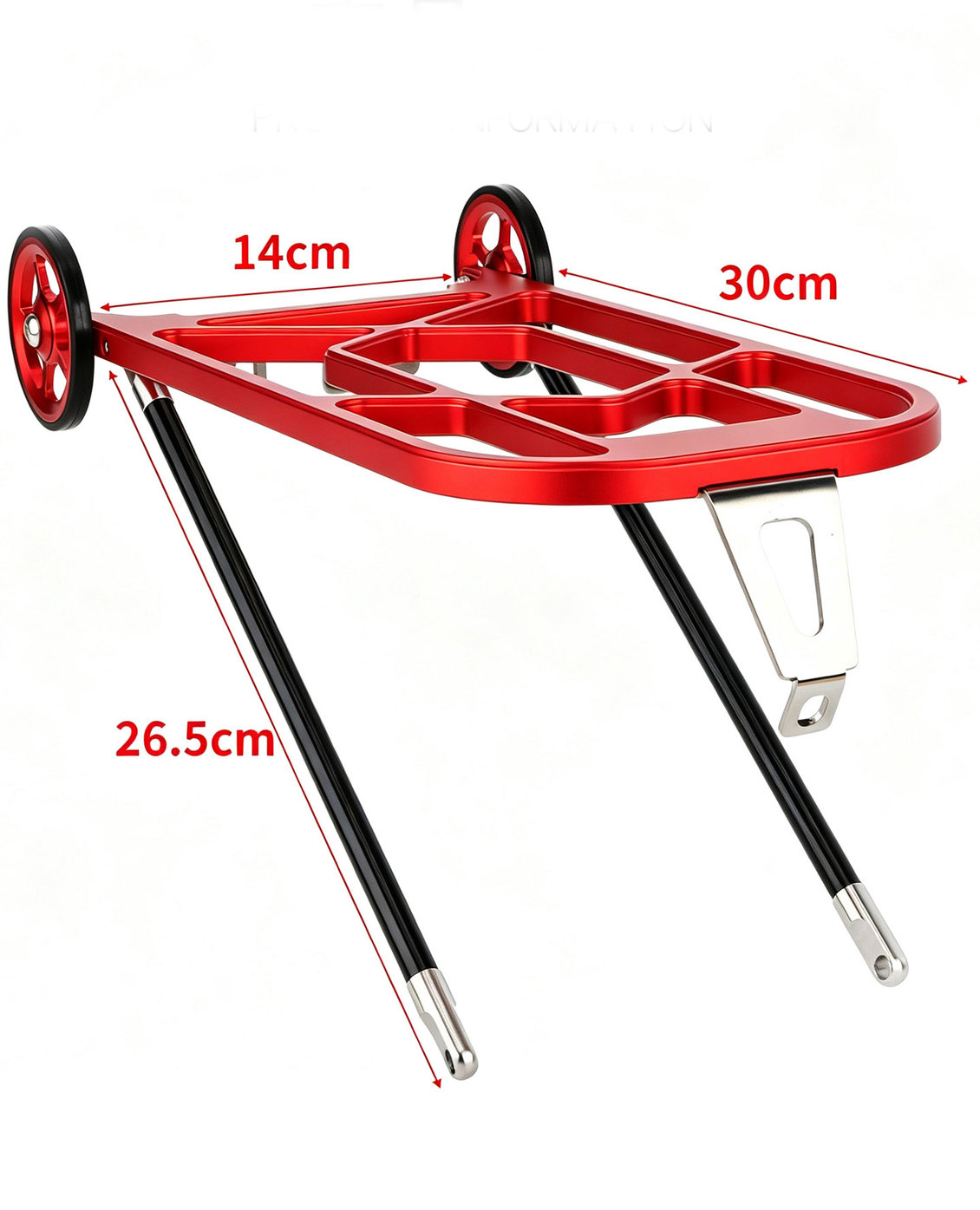 ブロンプトン折りたたみ自転車用アルミ製リアラゲッジラック、耐 - Bike Cargo Rack のレビューと価格
