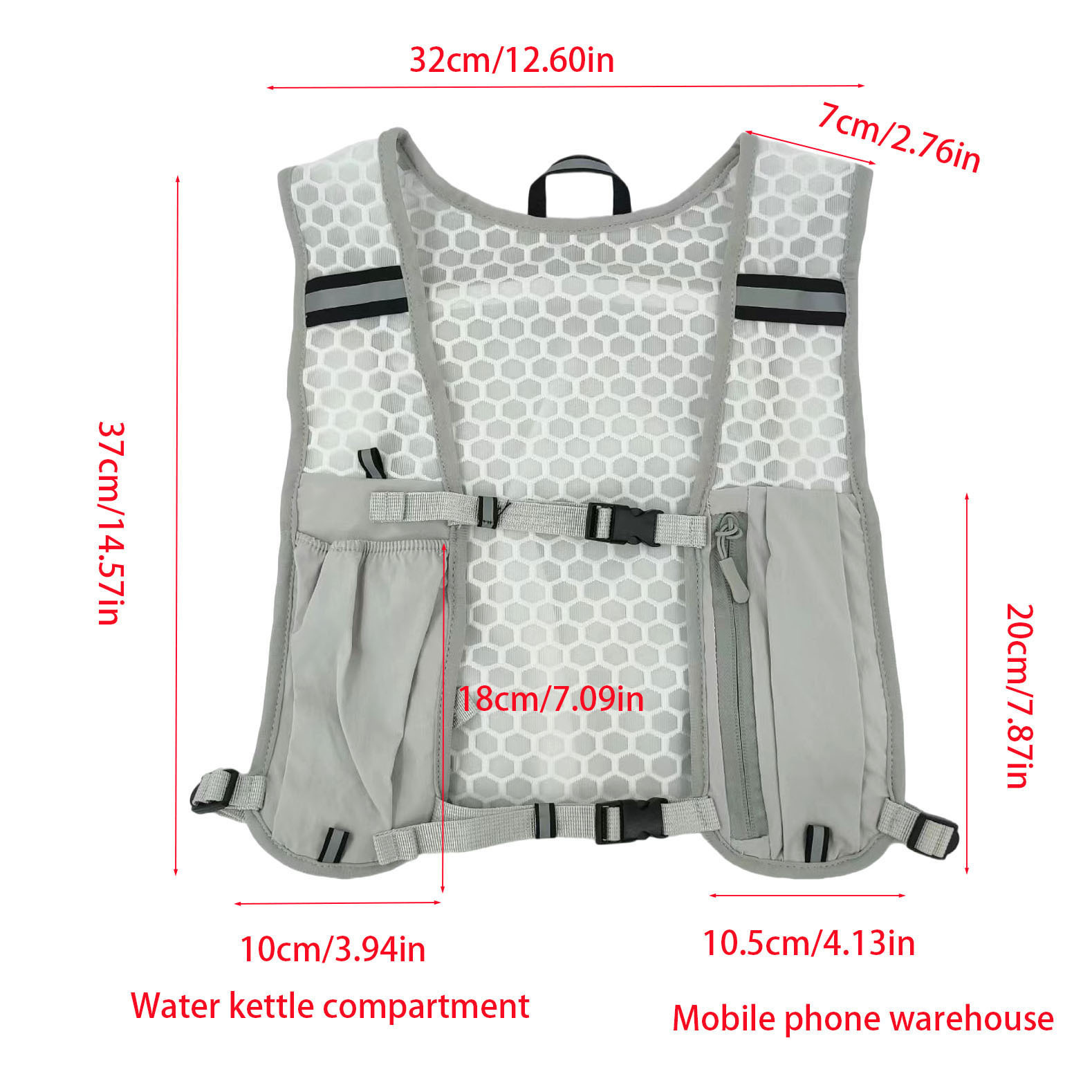 ランニングベスト ユニセックス 防水 通気性 バックパック  - Cycling Backpack のレビューと価格