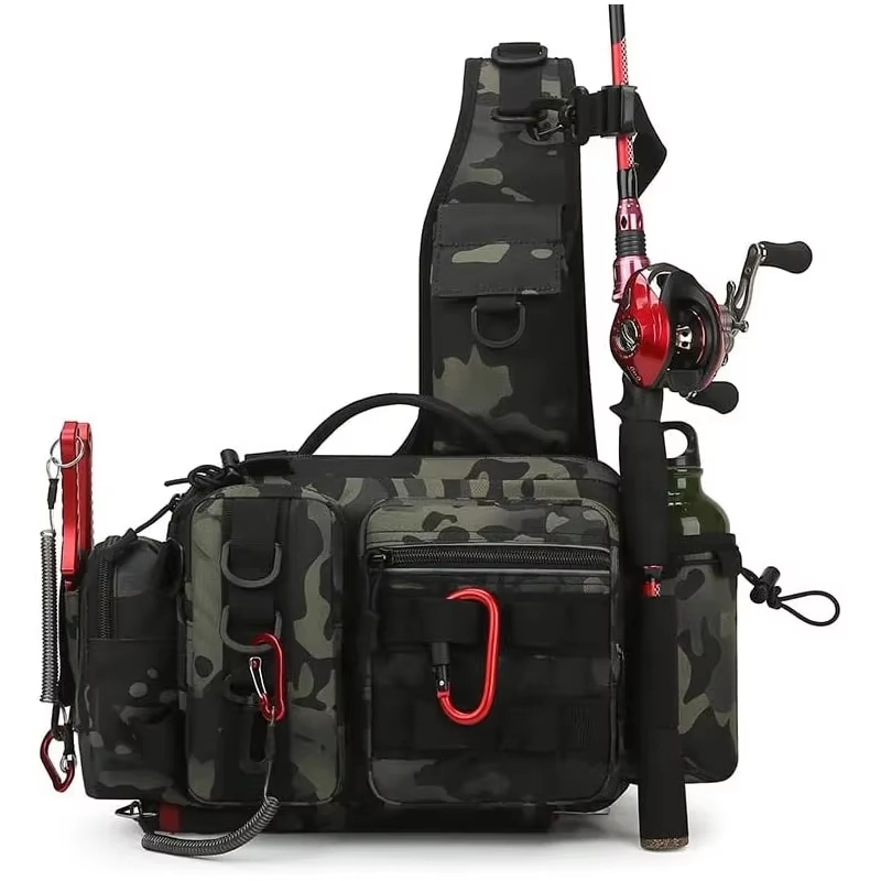 アウトドア戦術キャンプクライミングウエストスリングバッグクロ - Cycling Backpack のレビューと価格
