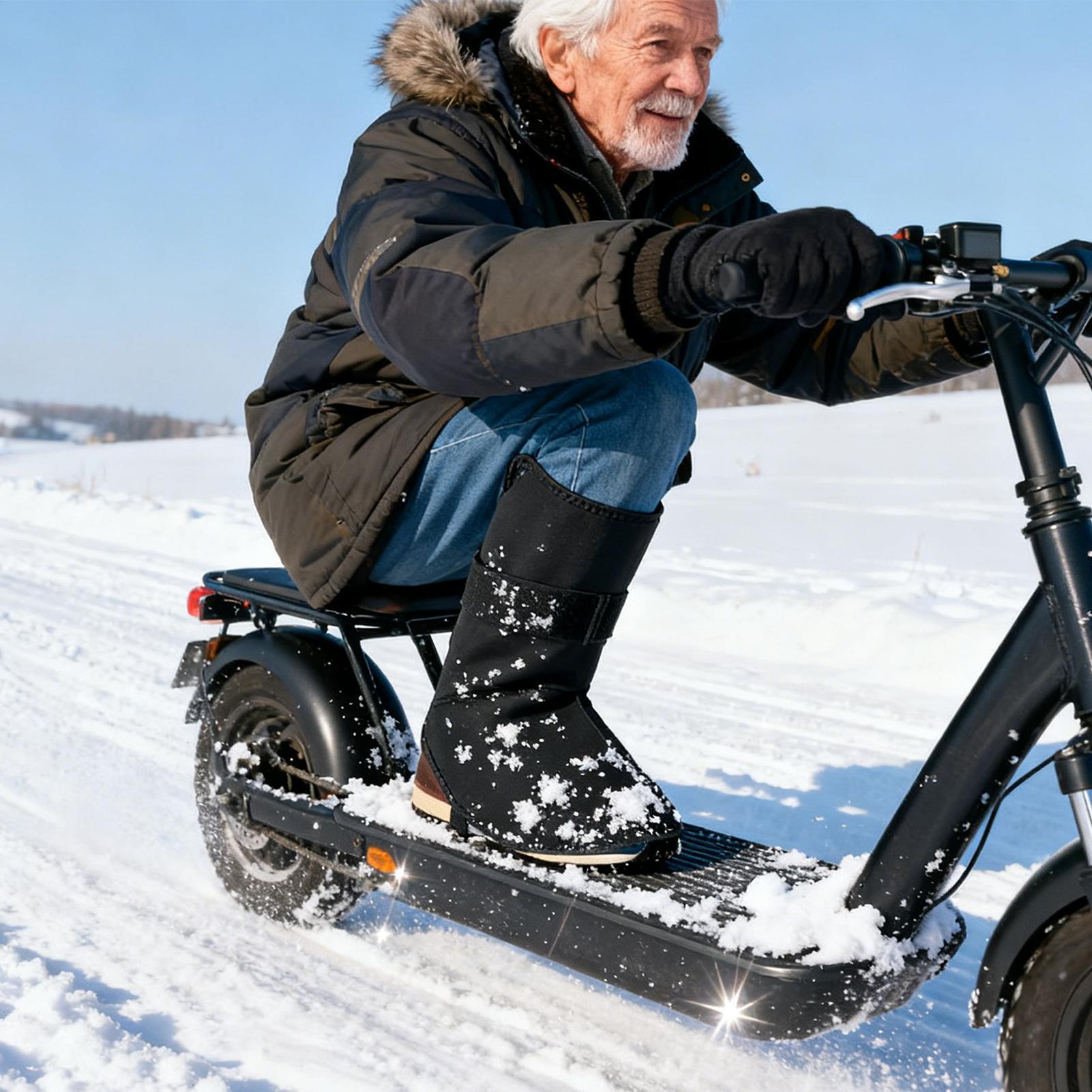 サイクリングシューズカバー 防水 暖かいフットギア シューズ - Cycling Gear Winter のレビューと価格