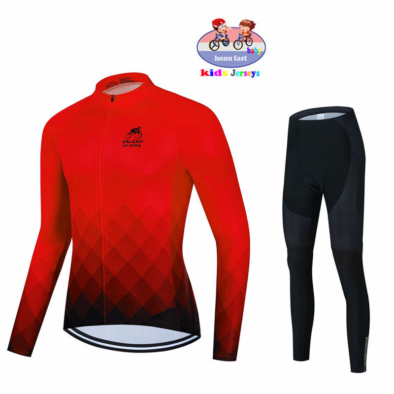 2026 春秋男の子通気性子供サイクリングジャージ速乾長袖  - Cycling Gear Outfit のレビューと価格