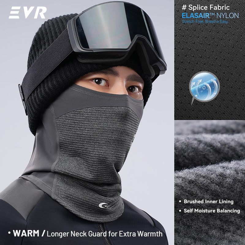 EVR 冬用ウールフェイスマスク ネックゲイター 防風 保温 - Cycling Gear Winter のレビューと価格